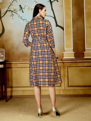 Multicolor printed cotton poly kurti 2