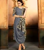 Multicolor printed rayon kurti