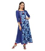 Indigo Printed Cotton Kurtis