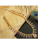 Beautiful Blue Nagapadam Designer Short Haar Dj21868