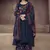 Royal Blue Silk Blend Readymade Suits
