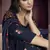 Royal Blue Silk Blend Readymade Suits