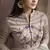Beige Silk Blend Readymade Suits