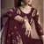 Maroon Silk Blend Readymade Suits