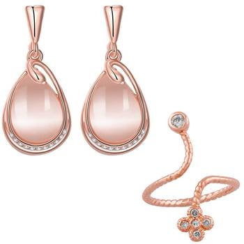 White crystal earrings 1