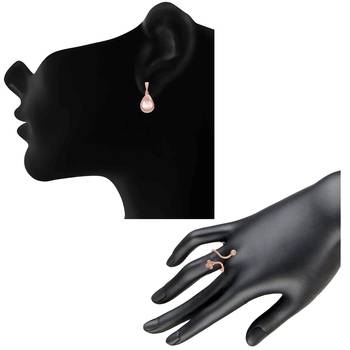 White crystal earrings 2