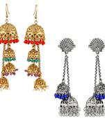 Multicolor crystal earrings