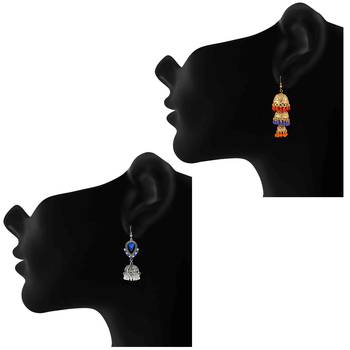 Multicolor crystal earrings 2
