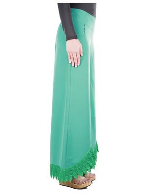 MyBatua Ateefa Light Green Palazzo Islamic Pants 2