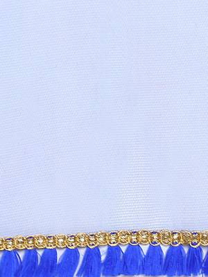 Orange Printed Net Stitched Lehenga 3