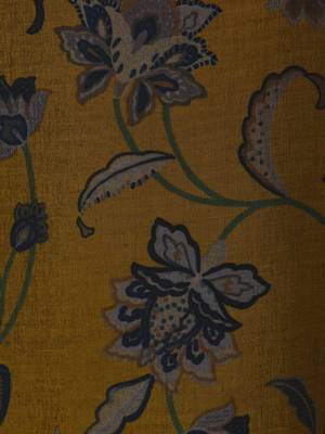 Mustard printed viscose kurtas-and-kurtis 4