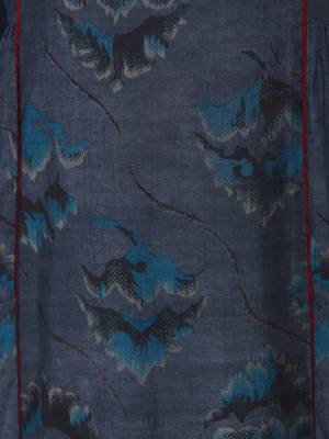 Blue printed viscose kurtas-and-kurtis 4