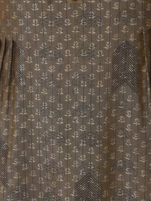 Gold printed viscose kurtas-and-kurtis 4