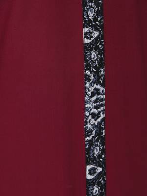 Maroon printed rayon kurtas-and-kurtis 4
