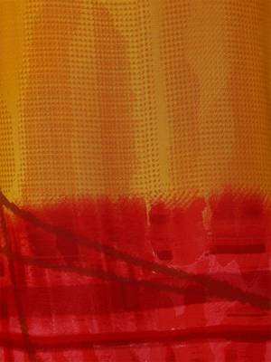 Yellow printed rayon kurtas-and-kurtis 4