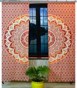 Indian Ombre Mandala Hook Curtains Set Decorative Indian Hooks Curtain Mandala Tapestry for Bedroom