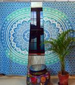 Indian Mandala Curtains Set Decorative Indian Tapestry Hook Curtains Mandala Curtains for Living room