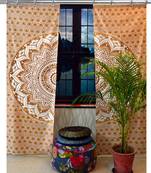 Indian Mandala Curtains Set Decorative Indian Tapestry Hook Curtains Mandala Curtains for Living room