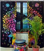 Indian Hook Curtain Mandala Curtains, Include 2 Panel Set Mandala Curtain, Drapes & Valances, Window Treatment Curtain