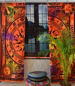 Indian Hook Curtain Mandala Curtains, Include 2 Panel Set Mandala Curtain, Tapestry, Drapes & Valances, Window Treatment