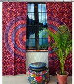 Hook Curtain Mandala Curtains, Include 2 Panel Set Mandala Curtain, Tapestry, Drapes & Valances, Window Treatment