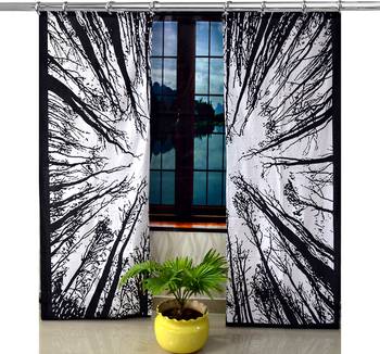 Indian Curtain Mandala Curtains, Include 2 Panel Set Mandala Curtain, Hook Curtains, Drapes & Valances, Window Treatment 1