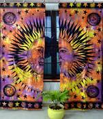 Hook Curtain Mandala Curtains, Include 2 Panel Set Mandala Curtain, Tapestry, Drapes & Valances, Window Treatment