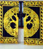 Mandala Hook Curtains Set Decorative Indian Hook Curtains Mandala Curtains for Bedroom