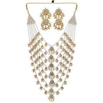 White Necklace Set 3