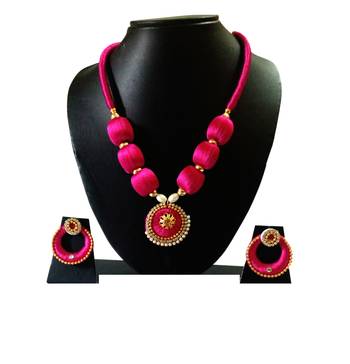 Pink necklace sets 1