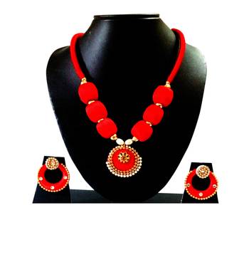 Red necklace sets 1