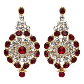 Maroon necklace sets 2