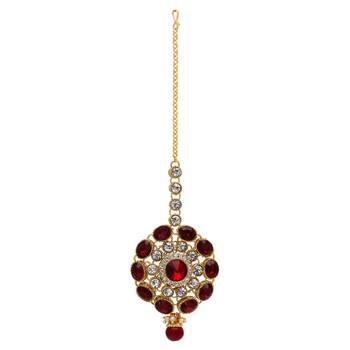 Maroon necklace sets 4