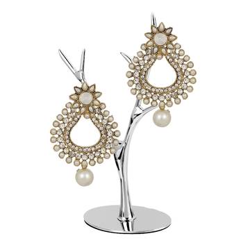 White Earrings 2