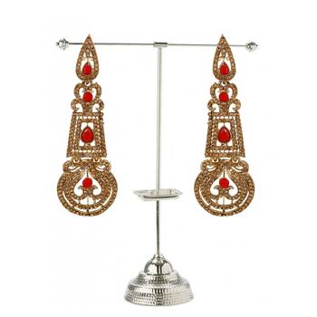 Maroon Earrings 2