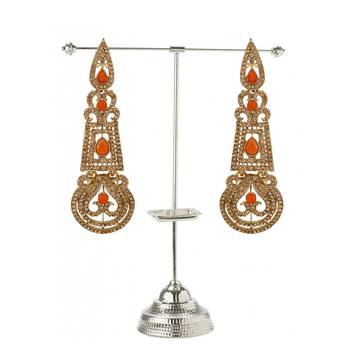 Orange Earrings 2