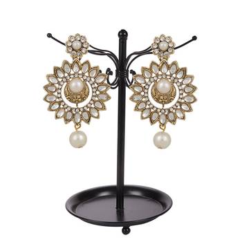 White  Earrings 2