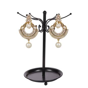 White  Earrings 2