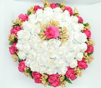 Pink & White Flower Hair Juda 3