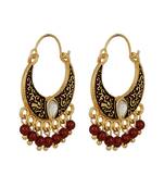 Maroon Earrings