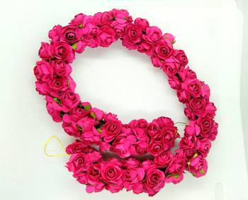 Pink Rose Flower Hair Veni 2