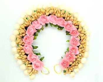 babyPink Rose Flower Hair Veni 3