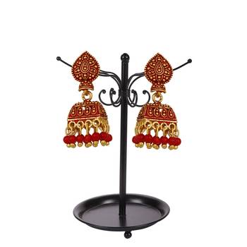 Red Earrings 2