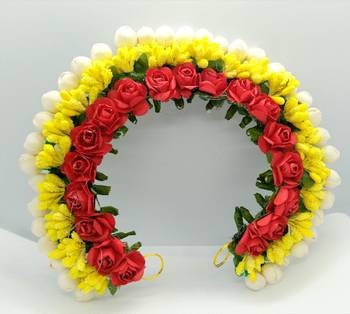 Multicolor flower hair veni 3