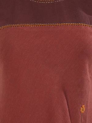 Maroon embroidered cotton kurti 5