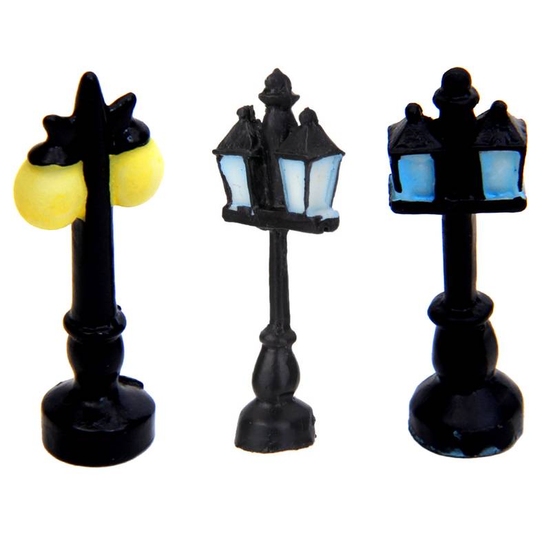 Multicolor Garden Toy Street Light Showpiece Set Of 6 Aapno Rajasthan