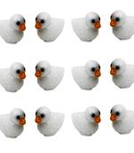 Snow White Garden Toy Chick Showpiece Set Of 12