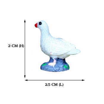 White Pair Of Duck Garden Toy Showpiece Set Of 12 3