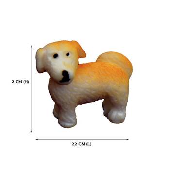 Brown Toy Dog Garden Decor Showpiece Set Of 12 3