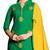 Green Embroidered Cotton Salwar With Dupatta
